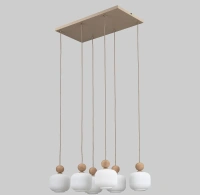 Подвесной светильник со стеклянными плафонами TK Lighting 11052 Ballo