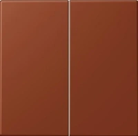Выключатель двухклавишный Jung terre sienne brûlée 59 505U+LC9954320D