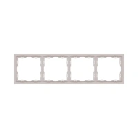 Рамка 4-постовая, кашемир бархат Brionilux серия Z (ZGR4CM)