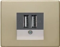 usb зарядка | розетка 260205 | 10340002 Berker