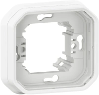 Рамка с суппортом Legrand Plexo 1 пост ццвет - белый пластмасса 069692L