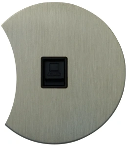 Интернет розетка RJ45 дополнит. АРТ (никель) Salvador ART EU010206