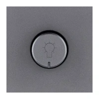 Накладка светорегулятора для LED, Серый бархат Brionilux серия G Plast (GPN023GY)