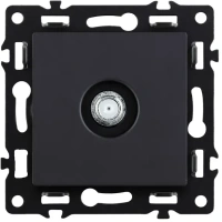 Розетка TV, черный бархат Brionilux серия G Plast (GP020BK)