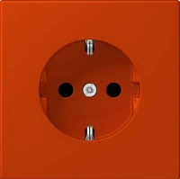 Розетка со шторками Jung rouge vermillon 59 LC1520KI4320A