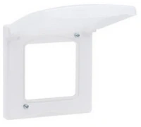 Рамка с защитной крышкой IP44 белая Inspiria 673920