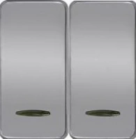 Выключатель двухклавишный с подсв.10А Fede FD04313NSx2 | FD16039-1x2 | FD16505x2 | FD16-BAST