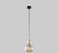 Подвесной светильник с плафонами из фактурного стекла TK Lighting 11040 Sophia Cognac