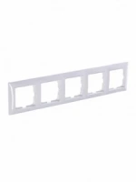 5 постовая рамка белая ABB Basic 55 2CKA001725A1483