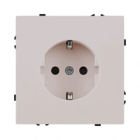 Розетка штепсельная  16A/250 В, кашемир бархат Brionilux серия Z (ZG014CM)