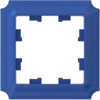 Рамка 1-постовая Systeme Electric AtlasDesign Antique АКВАМАРИН скрытой установки IP20 термопласт (ATN101101)