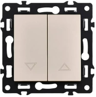 Механизм управления жалюзи 2-клавишный, Кашемир бархат Brionilux серия G Plast (GP013CM)