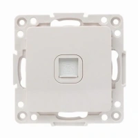 Розетка телефонная rj 11 белая EKF EYT01-034-10