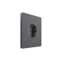 Розетка С/У с ЗК (250В, 16А, защит.шторки), Вулканический пепел Systeme Electric Infinity (FSE000745)