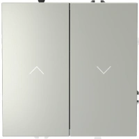 Выключатель для жалюзи 10А Voltum S70 сталь Soft touch пластик (VLS020705)