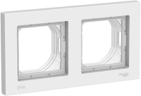 Рамка 2-постовая Systeme Electric AtlasDesign AQUA IP44, БЕЛЫЙ ATN440102