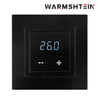 Терморегулятор WARMSHTEIN Touch черный (CN2802)