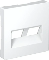 Накладка двойная Systeme Electric AtlasDesign для информационных функций типа Keystone, ЛОТОС ATN001390