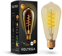 Ретро лампа диммируемая Voltega ST64 E27 4W 2000K 7077