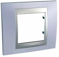 Рамка 1-пост металл Берилл Schneider Unica MGU66.002.098