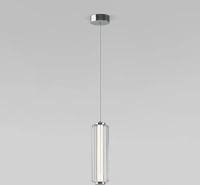Светодиодный подвесной светильник с регулировкой высоты Eurosvet 304053 LED хром