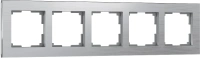 Рамка из металла на 5 постов Аluminium алюминий Werkel Aluminium алюминий W0051706