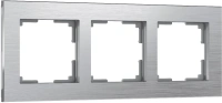 Рамка из металла на 3 поста Аluminium алюминий Werkel Aluminium алюминий W0031706