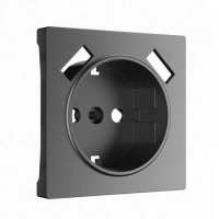 Розетка 220в с usb 2 порта тип А 2100 mA графит матовая Werkel W1171501 + W1179564