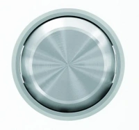 Выключатель 1-клав. хром металл ABB Sky Moon 2CLA810100A1001|2CLA860100A1401