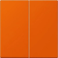 Выключатель двухклавишный Jung orange vif 505U+LC9954320S