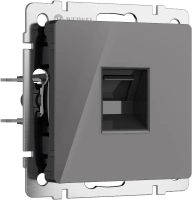 Розетка rj-45 Werkel акрил графит вкладная клемма (W1181044)