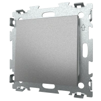 Выключатель одноклавишный серая платина CGSS GL-W101-GPG