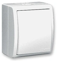Выключатель 1 клавишный Simon 15 Aqua 1594101-030
