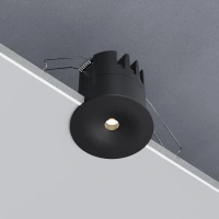 Светильник встраиваемый светодиодный Binnie 12W 3000K черный Elektrostandard 15275/LED