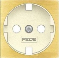 Розетка с шторками 2к | 3 16А 250 Fede FD16523 | FD04314PB-A | FD16-BAST