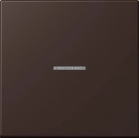 Выключатель одноклавишный с подсветкой Jung terre d’ombre brûlée 59 501U+90+LC990KO54320J