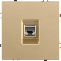 Розетка Ethernet RJ45 Cat.6, золотой Kollinger Eclipse EC-017GD