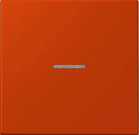 Выключатель одноклавишный с подсветкой Jung rouge vermillon 59 501U+90+LC990KO54320A
