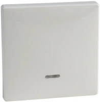 Клавиша с световым индикатором Merten Antique Schneider Electric MTN438019, полярно-белый