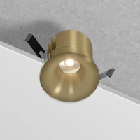 Светильник встраиваемый светодиодный Bliss 15W 4000K латунь Elektrostandard 25070/LED