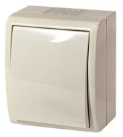 Выключатель 1 клавишный Слоновая кость Simon 15 Aqua 1594101-031