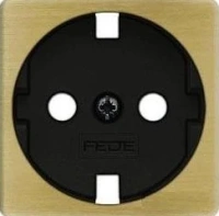 Розетка с шторками 2к | 3 16А 250 Fede FD16523 | FD04314PM-M | FD16-BAST