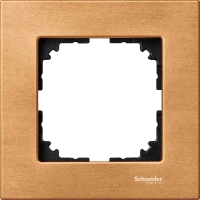 Рамка деревянная 1-постовая Merten M-Elegance Schneider Electric MTN4051-3470, бук