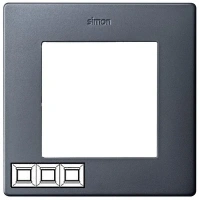 Рамка 3 местная графит 2400630-038 Simon 24 Essence