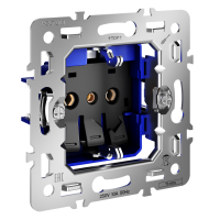 Механизм для розетки с заземлением Voltum S70 металл 16А (VLS0401M)