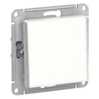 Выключатель одноклавишный Systeme Electric AtlasDesign Art 10АХ, БЕЛЫЙ ATN200111