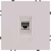 Розетка Ethernet RJ45 Cat.6, кашемир матовый Kollinger Eclipse EC-017CM