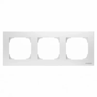 3 постовая рамка белая ABB Sky Niessen 2CLA857300A1101
