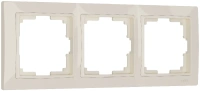 Рамка из пластика на 3 поста Snabb Basic слоновая кость Werkel Snabb basic слоновая кость W0032003