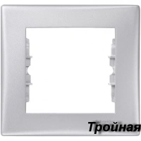 Рамка 3-пост горизонт. Schneider Sedna SDN5800560